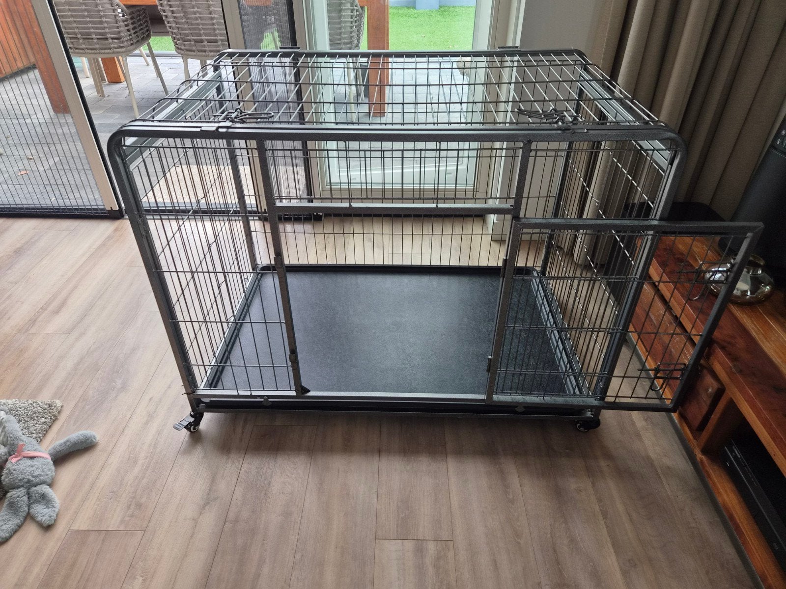 Grote industriële bench, Ophalen, Zo goed als nieuw, 75 tot 110 cm, 65 tot 100 cm