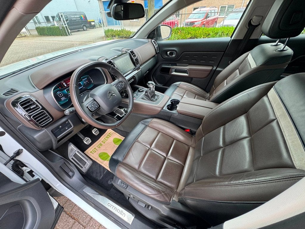 Citroen C5 AIRCROSS 1.2 Shine|Leer|Bi-tone|Stoelverw|Led|, Auto's, Citroën, Voorwielaandrijving, 1350 kg, Gebruikt, C5 Aircross