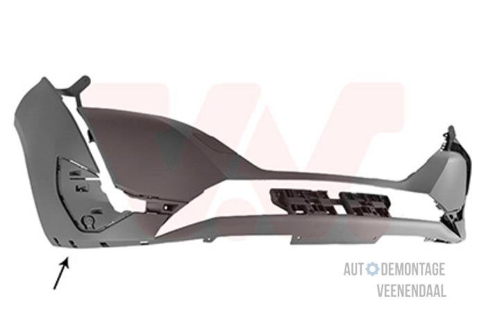 Voorbumper van een Peugeot 308, Auto-onderdelen, Carrosserie en Plaatwerk, Gebruikt, -, -, Ophalen of Verzenden
