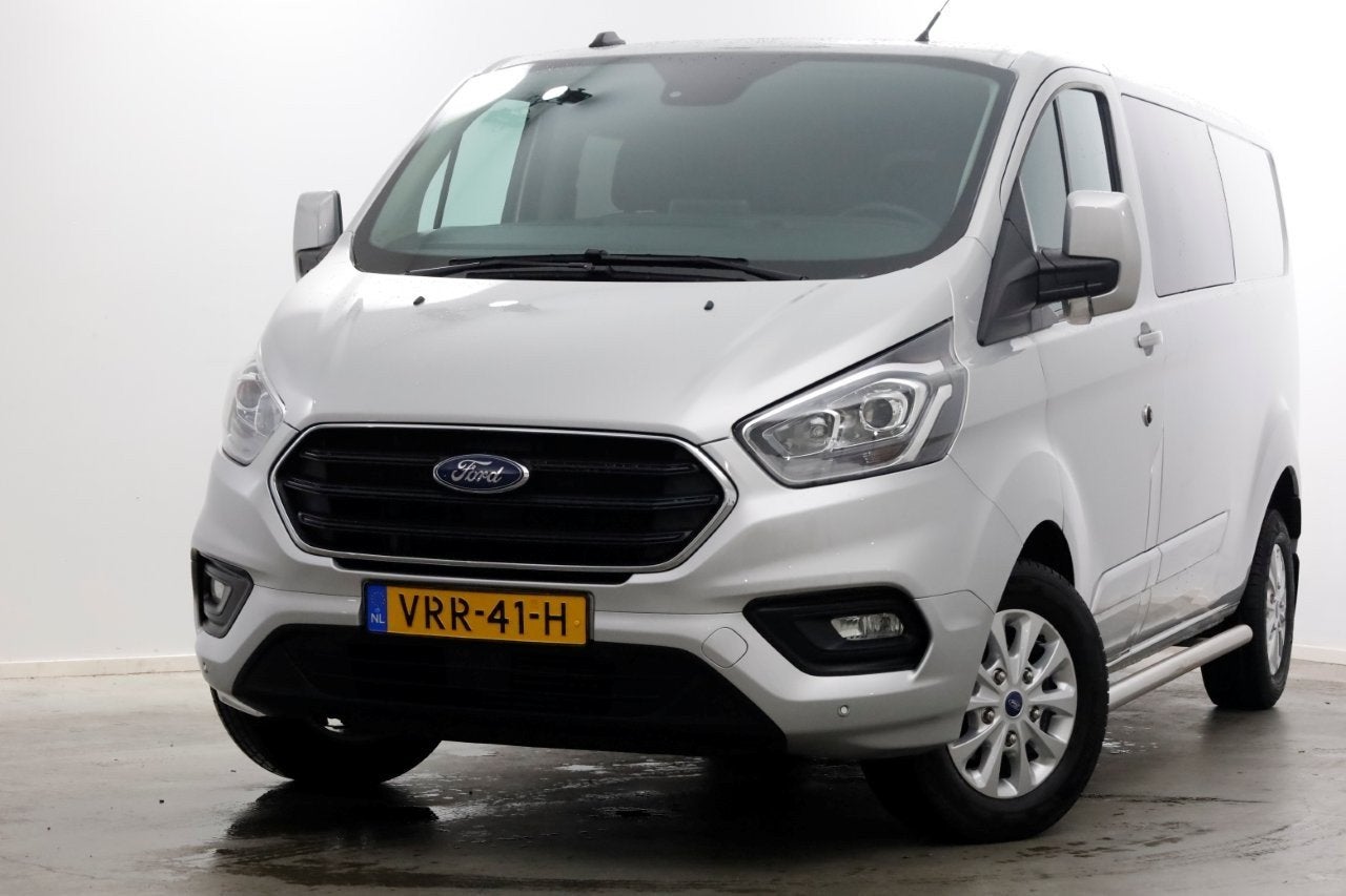 Ford Transit Custom 2.0 TDCI 130pk L2H1 Limited D.C. Airco/N, Auto's, Voorwielaandrijving, 15 km/l, Euro 6, 4 cilinders