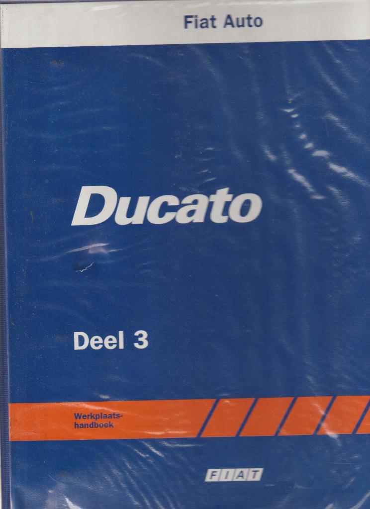FIAT DUCATO DEEL 3 Werkplaatsboek 1998, Ophalen of Verzenden