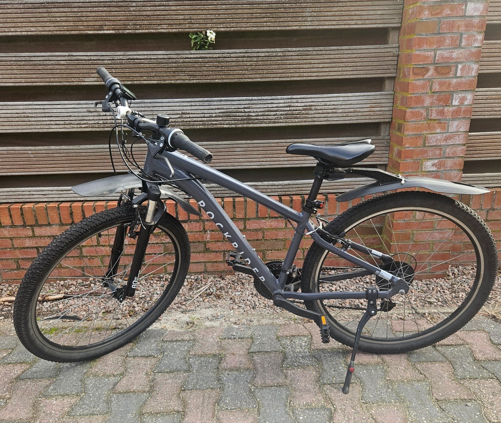 Rockrider ST100 Mountainbike - Grijs, Gebruikt, Hardtail, 53 tot 57 cm, Ophalen