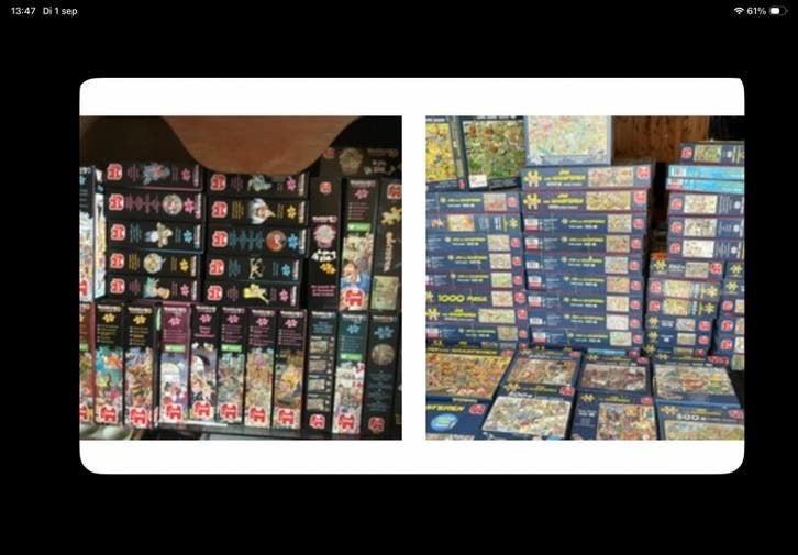 Jan van Haasteren en Wasgij puzzels zgan uiteraard compleet, Ophalen, 500 t/m 1500 stukjes, Zo goed als nieuw, Legpuzzel