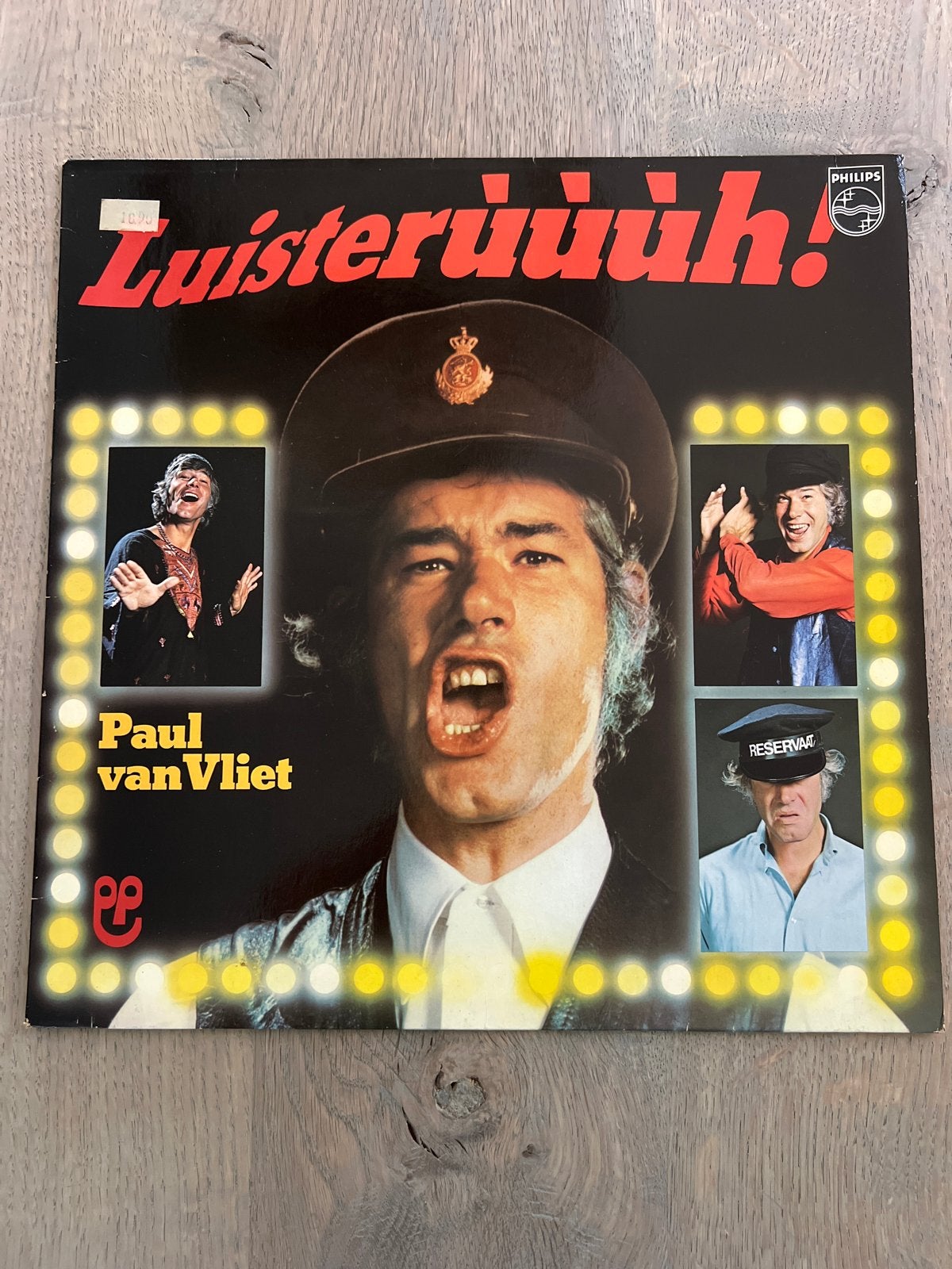 Paul van Vliet - Luisteruuuh! LP (Philips, 1975), LP, Gebruikt, Cabaret of Kleinkunst, Ophalen of Verzenden