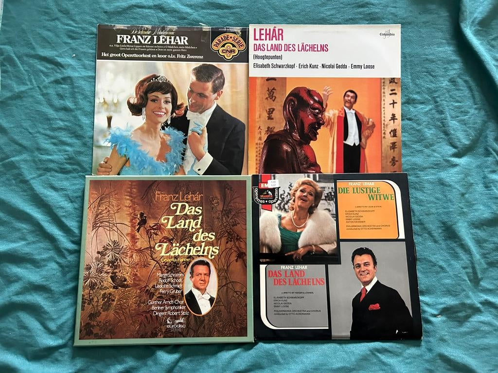 4 LP's Franz Lehár (ook per stuk te koop), Cd's en Dvd's, Vinyl | Klassiek, Gebruikt, Ophalen of Verzenden, Orkest of Ballet, 12 inch