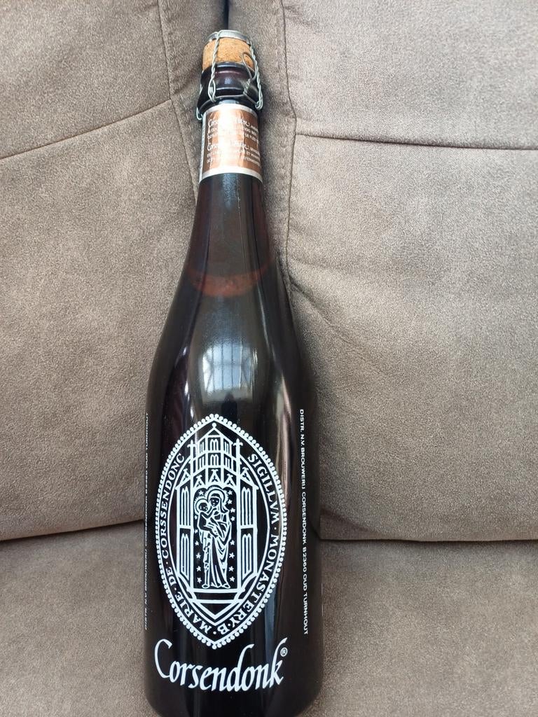 volle Corsendonk bierfles 1988 0,75L met beugeldop, Ophalen of Verzenden, Flesje(s), Overige merken