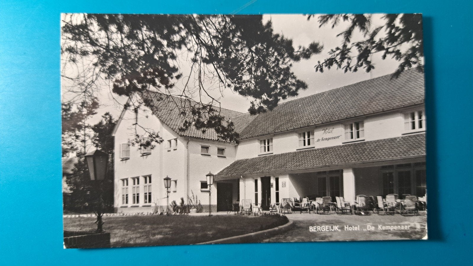 Bergeijk,  hotel de Kempenaer 1971, Ophalen of Verzenden, 1960 tot 1980, Gelopen, Noord-Brabant