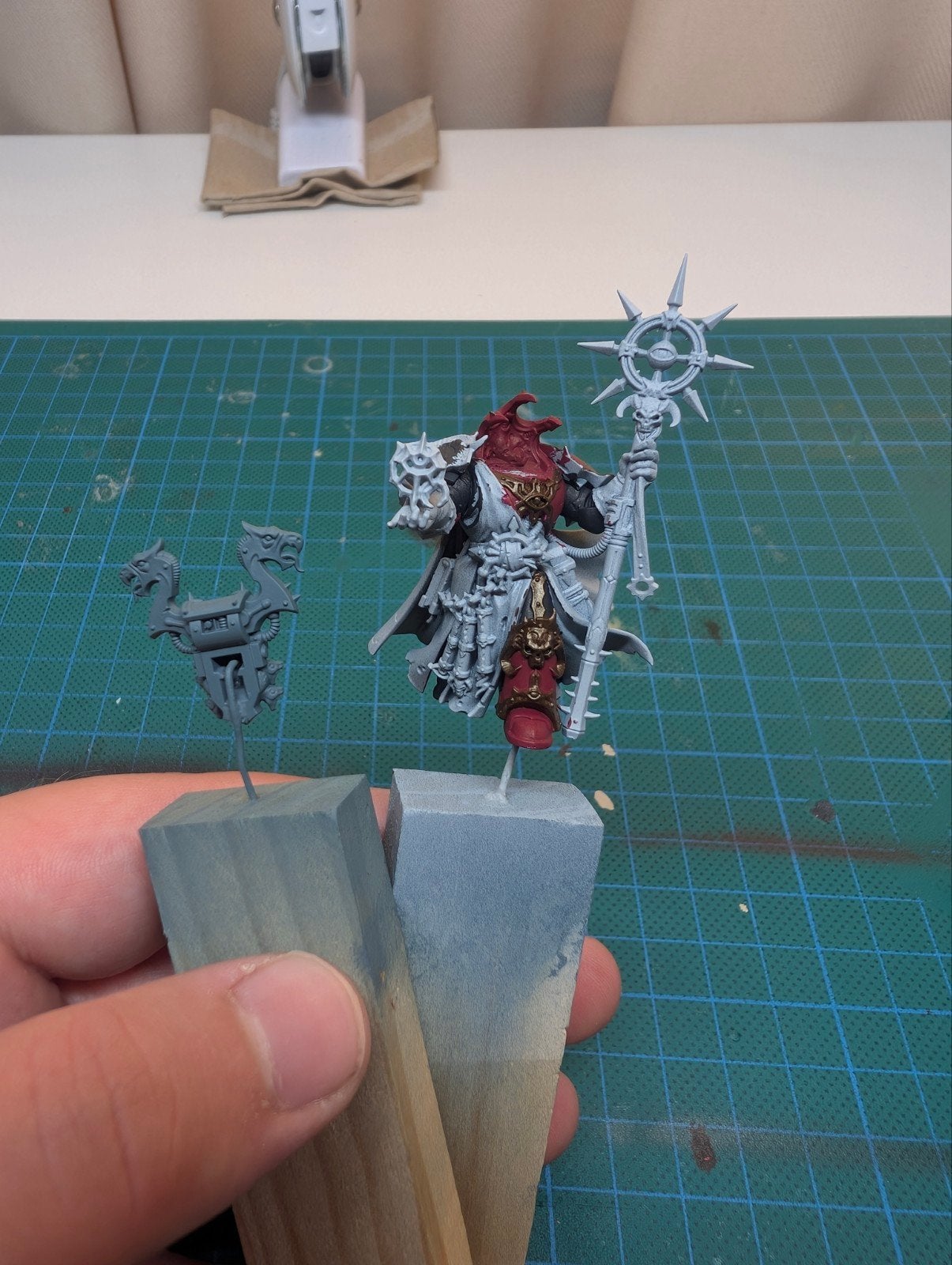 Warhammer 40k chaos space marine sorcerer, Ophalen of Verzenden, Warhammer 40000