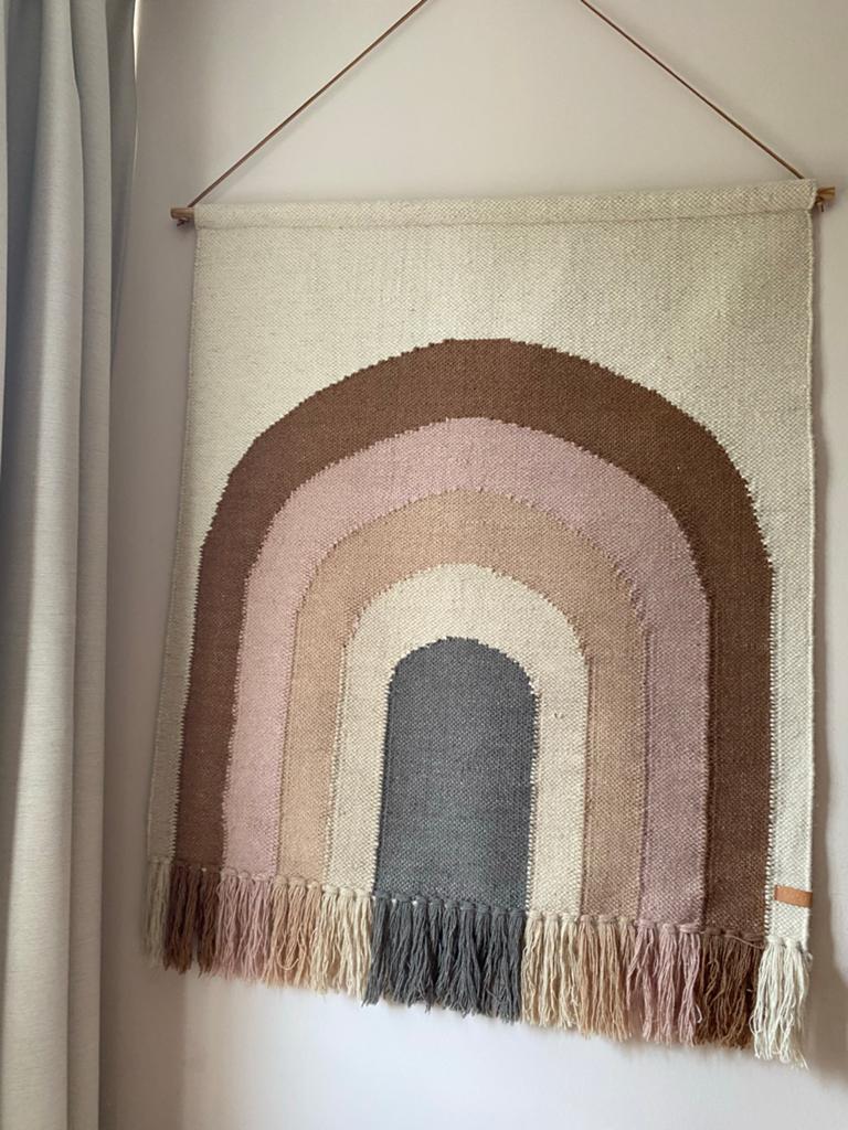 Oyoy Wandkleed Regenboog - Boho Stijl Wanddecoratie, Ophalen, Boho, Meerkleurig, Zo goed als nieuw