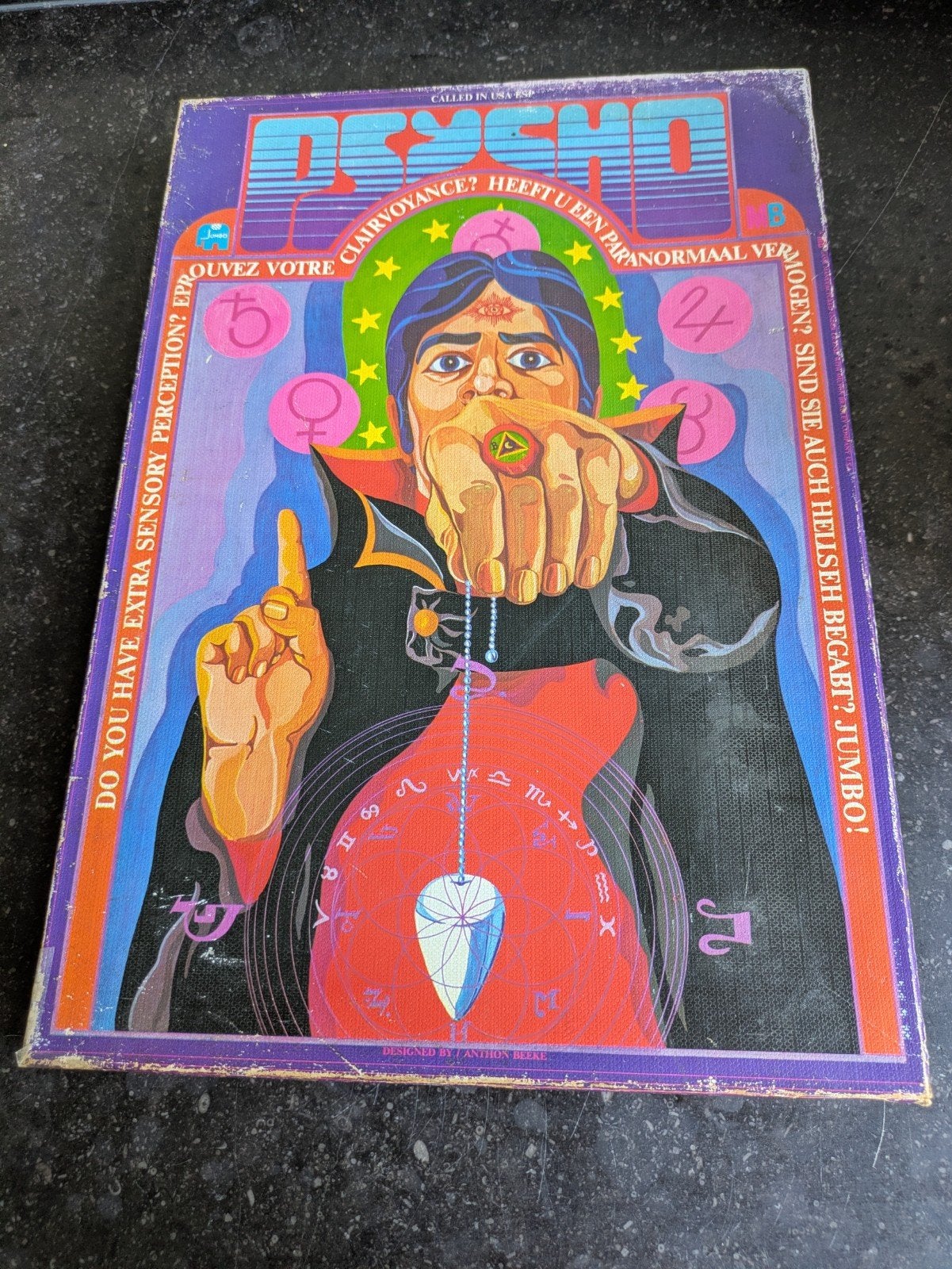 Vintage Jumbo Psycho Bordspel  - Ontwerp Anthon Beeke, Een of twee spelers, Ophalen of Verzenden, Gebruikt, Jumbo