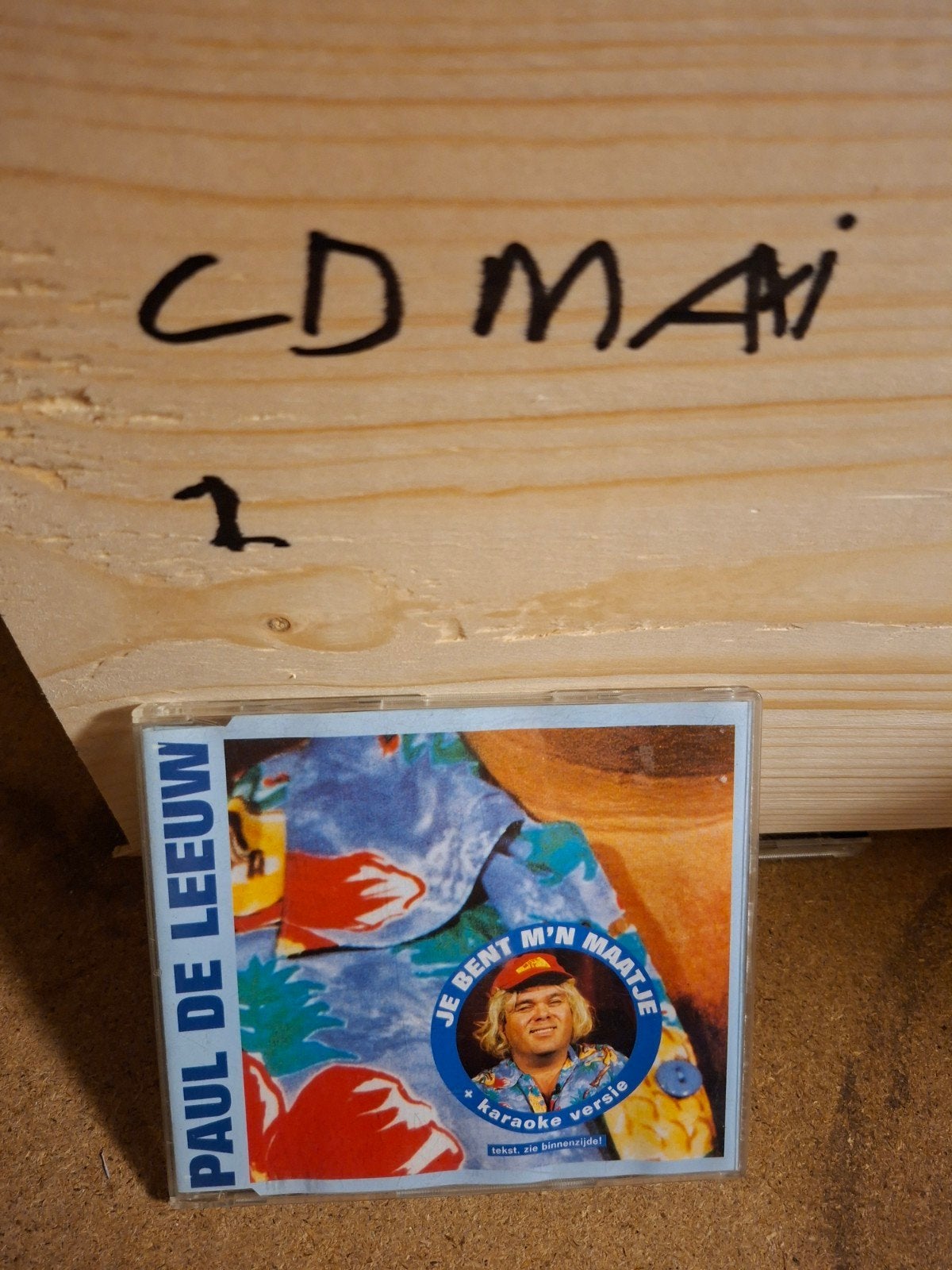 Paul de Leeuw - Je Bent M'n Maatje CD Single met Karaoke, Gebruikt, Inclusief boekje, Ophalen of Verzenden, Pop