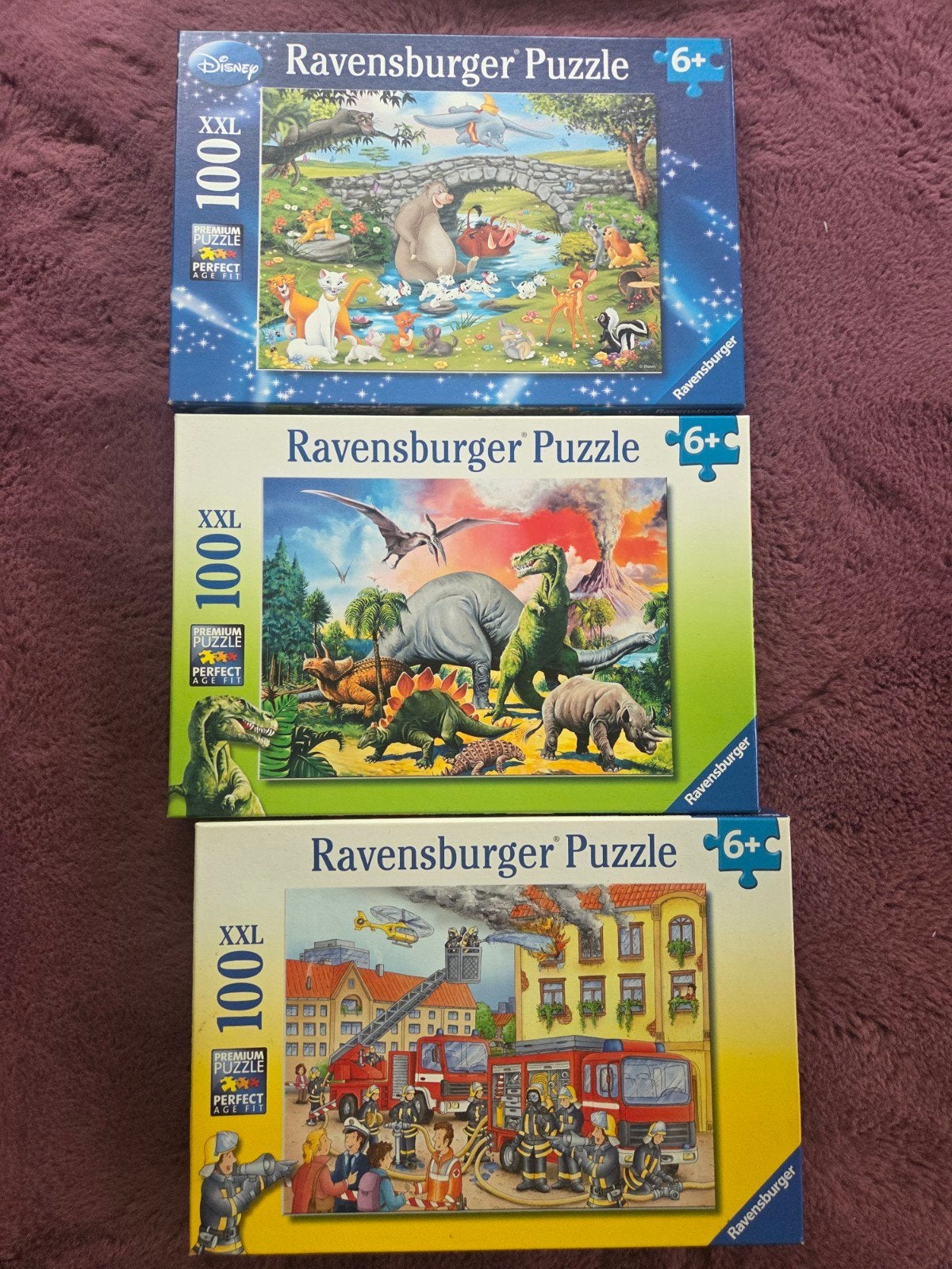 Ravensburger XXL 100 stukjes puzzels (3 stuks), Ophalen of Verzenden, Gebruikt, 6 jaar of ouder