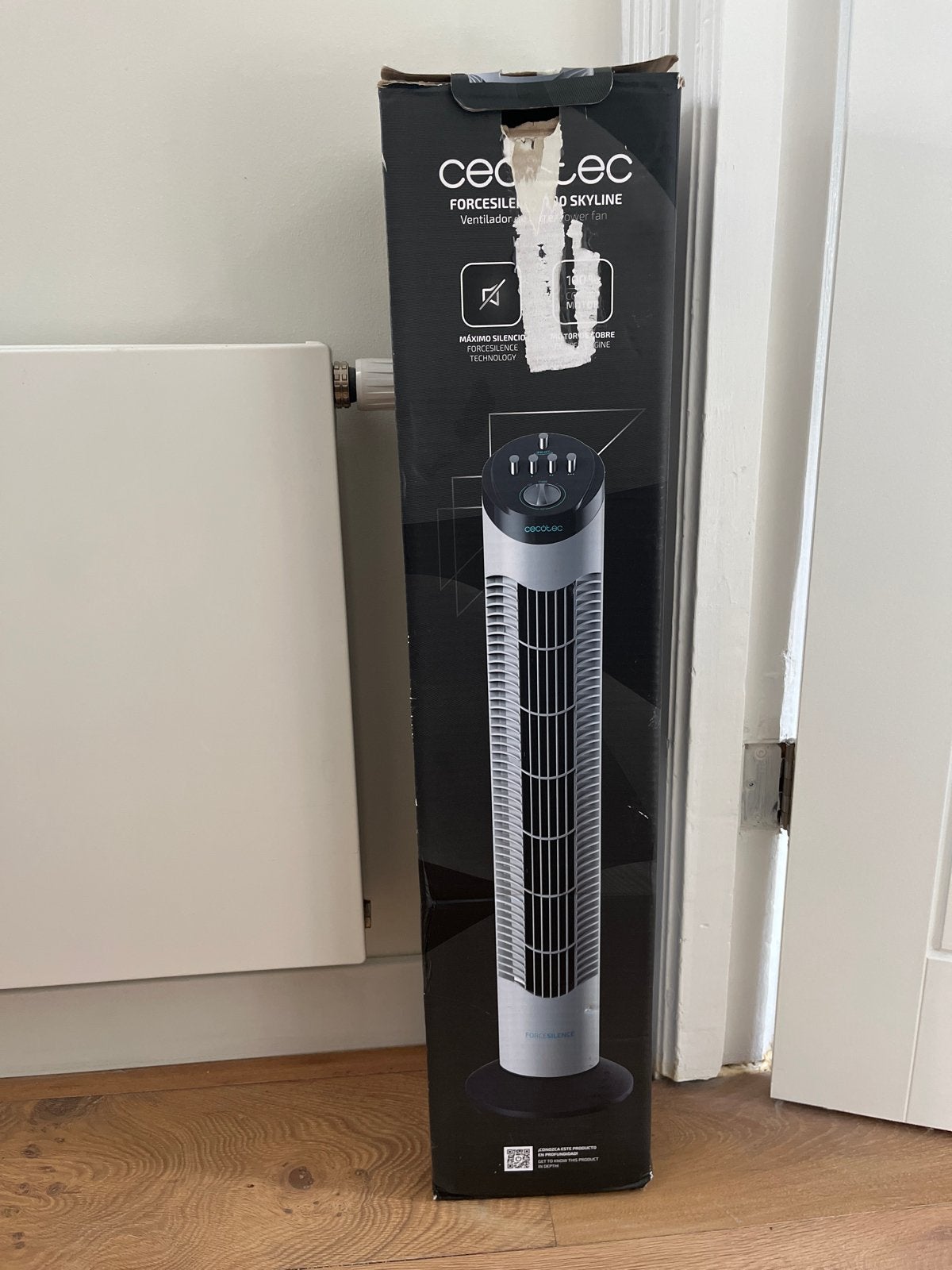 Cecotec Forcesilence 9000 Skyline Torenventilator, Witgoed en Apparatuur, Ophalen, Zo goed als nieuw, Torenventilator