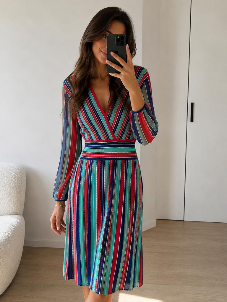 Marc Cain Designer Zomerjurk, Kleding | Dames, Ophalen of Verzenden, Gedragen, Rood, Onder de knie