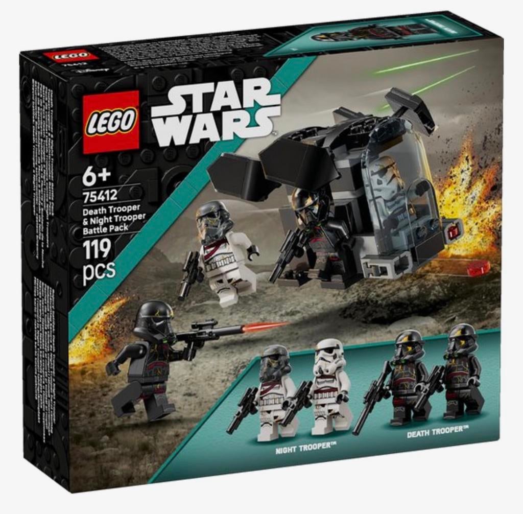 LEGO Star Wars 75412 Death Trooper Night Trooper Battle Pack, Star Wars, Lego, Nieuw, Ophalen of Verzenden