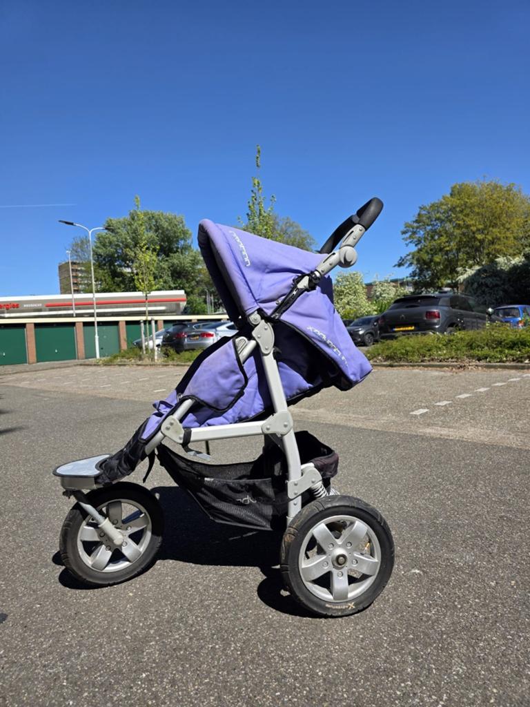 X-adventure Inmotion kinderwagen - paars, Kinderen en Baby's, Kinderwagens en Combinaties, Ophalen of Verzenden, Gebruikt, Overige merken
