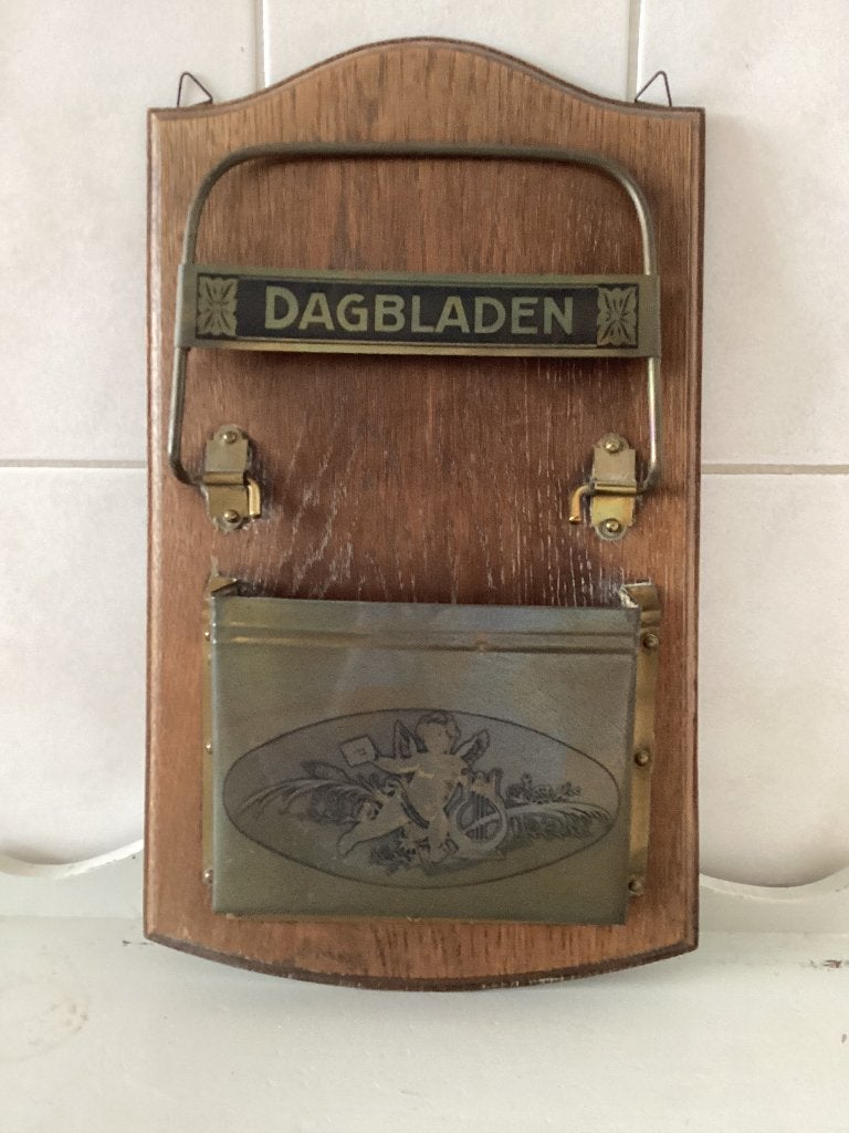 Antieke dagbladenhouder, Ophalen of Verzenden