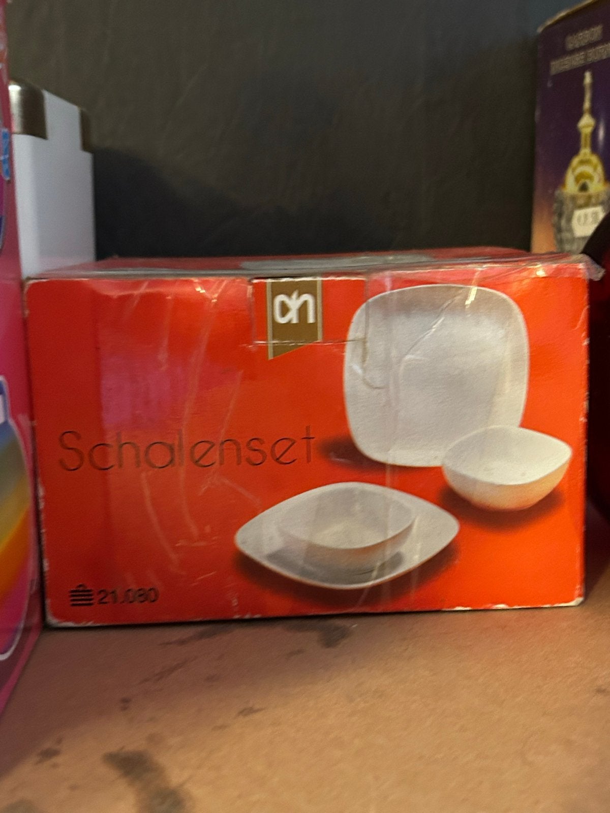 4 delige Schalenset wit AH, Ophalen, Porselein of Keramiek, Schaal, Nieuw