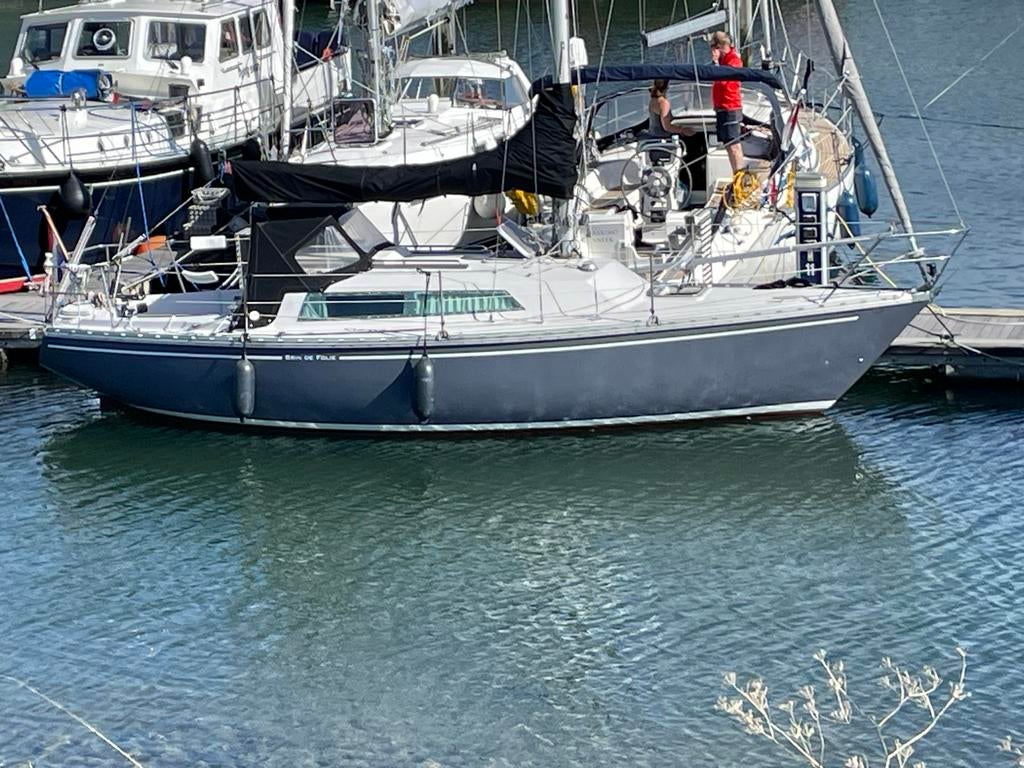 Jeanneau Brin de Folie zeilboot met 5 slaapplaatsen, Watersport en Boten, Ophalen, Gebruikt, Diesel, Tourjacht of Cruiser