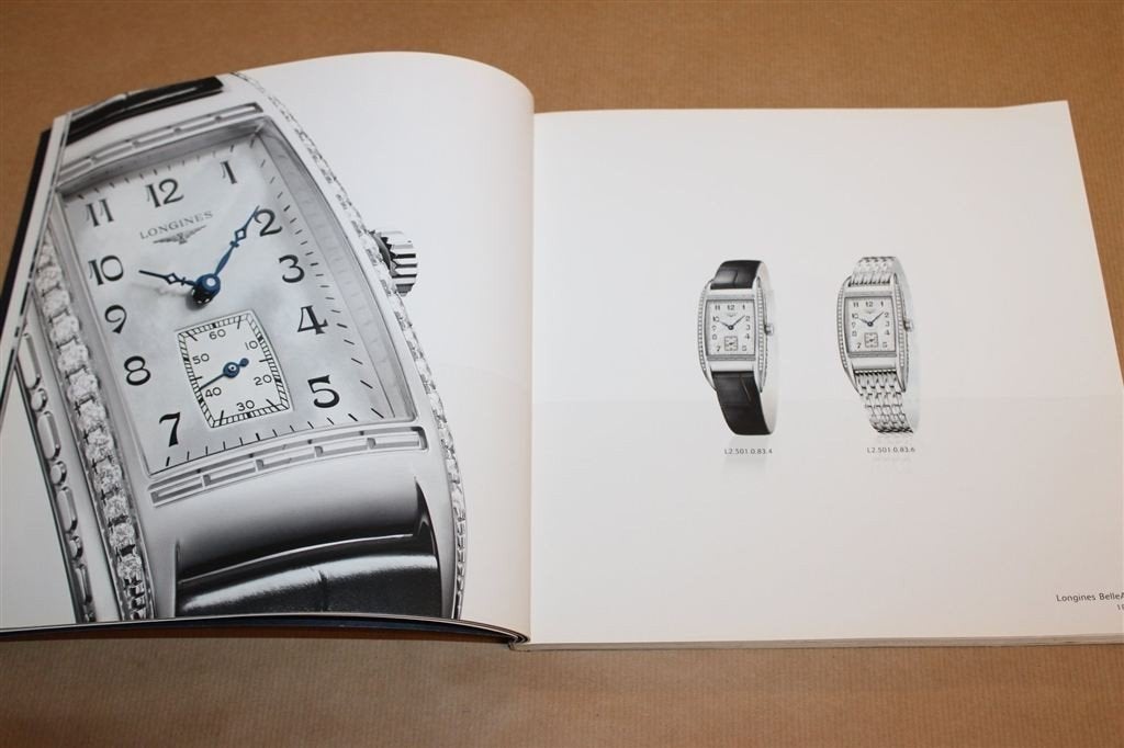 Longines 2007-2008 — Horlogecatalogus + Prijslijst, Ophalen of Verzenden, Gelezen, Mode algemeen