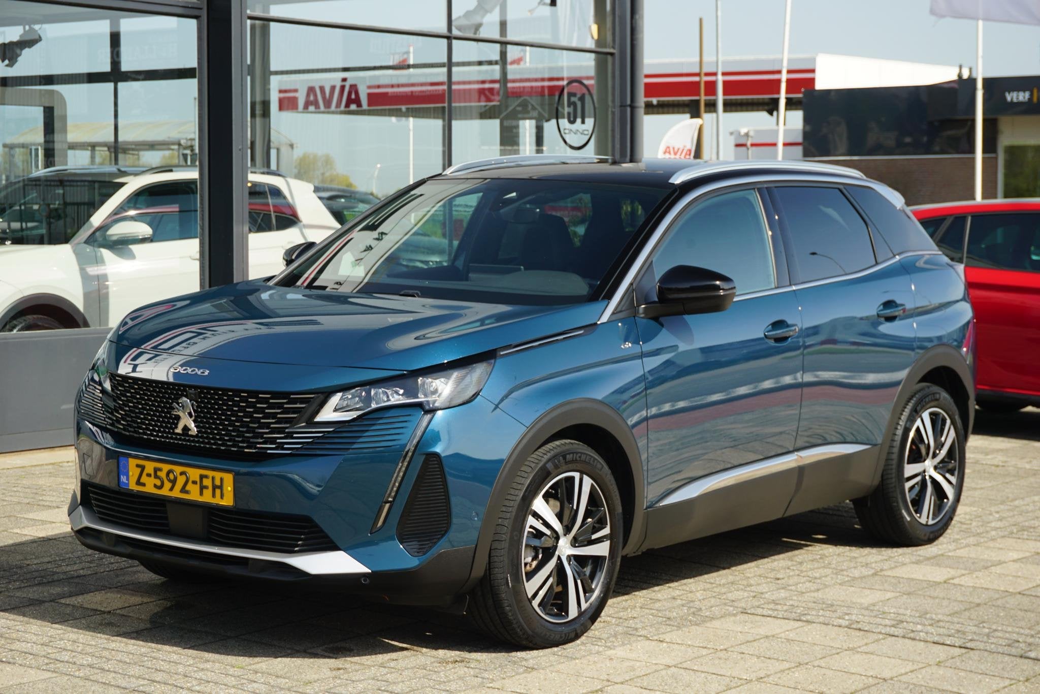 Peugeot 3008 1.2 Hybrid 136 GT | ACC | 360 camera, Auto's, Peugeot, Bedrijf, Te koop, ABS, Achteruitrijcamera, Adaptieve lichten