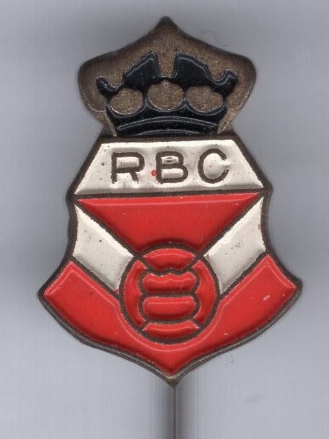 RBC R.B.C. Roosendaal zilverkl voetbal speldje ( Y_169 ), Verzenden, Nieuw, Sport, Speldje of Pin
