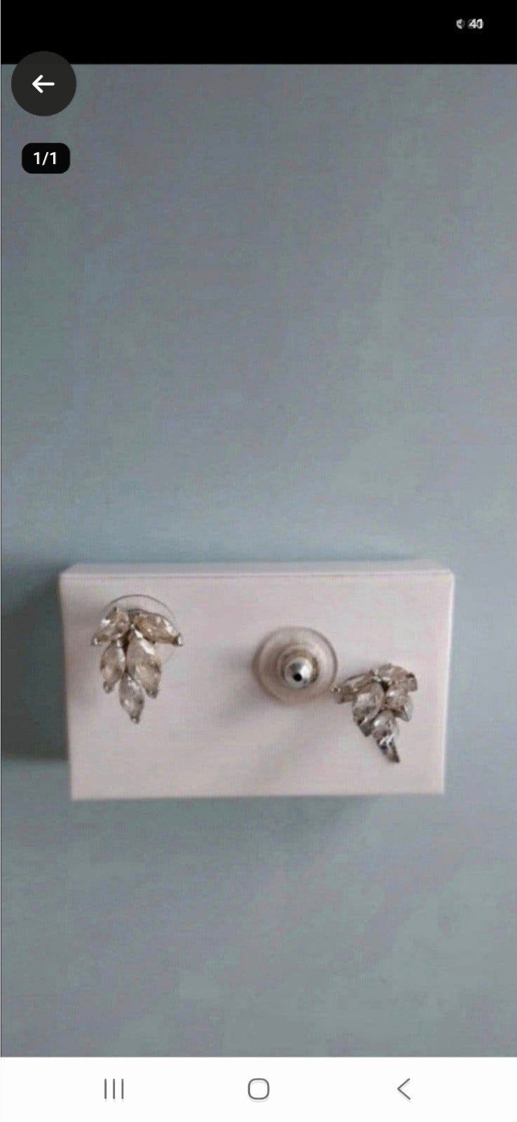 Swarovski😊oorbellen, Ophalen of Verzenden, Zo goed als nieuw, Overige materialen, Knopjes of Stekers