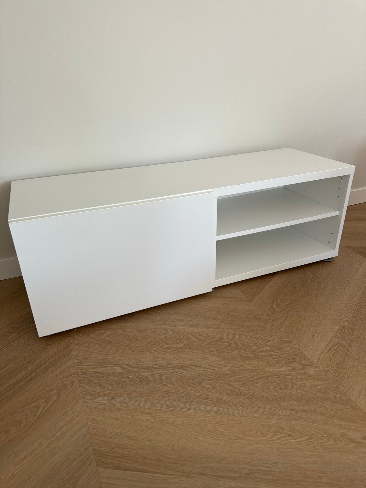 Ikea Besta kast met extra deurtje, Overige materialen, Gebruikt, 100 tot 150 cm, Ophalen of Verzenden