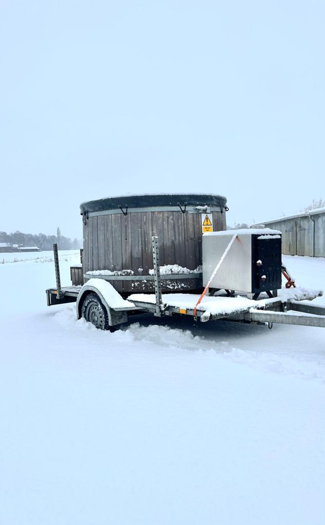 Mobiele hottub te koop, Ophalen of Verzenden, Gebruikt