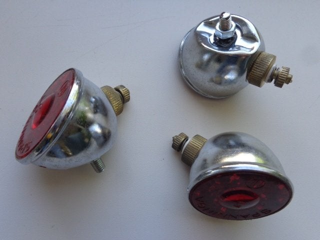 3 Spanninga achterlichtjes (NOS) - jaren 50 ?, Fietsen en Brommers, Ophalen of Verzenden, Verlichting, Oldtimerfiets, Nieuw