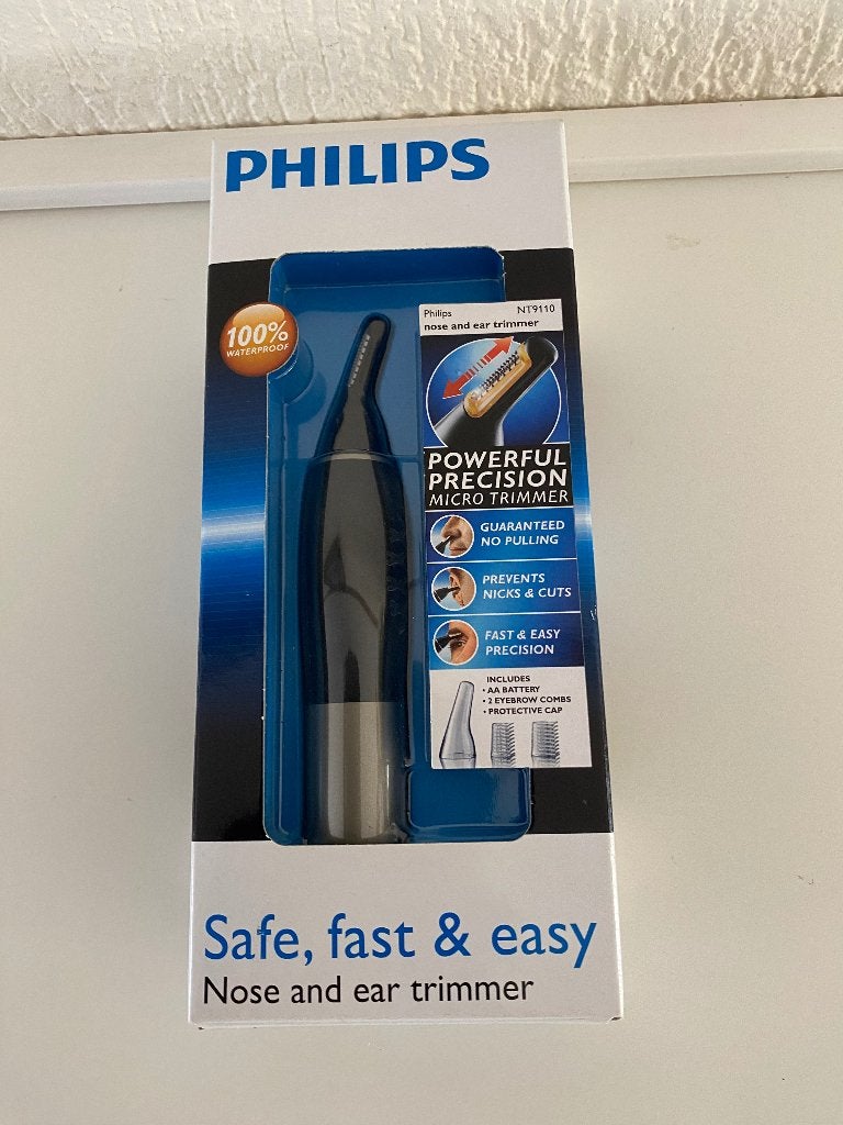 Philips Neus en Oor trimmer, Ophalen of Verzenden, Zo goed als nieuw, Scheren en Epileren