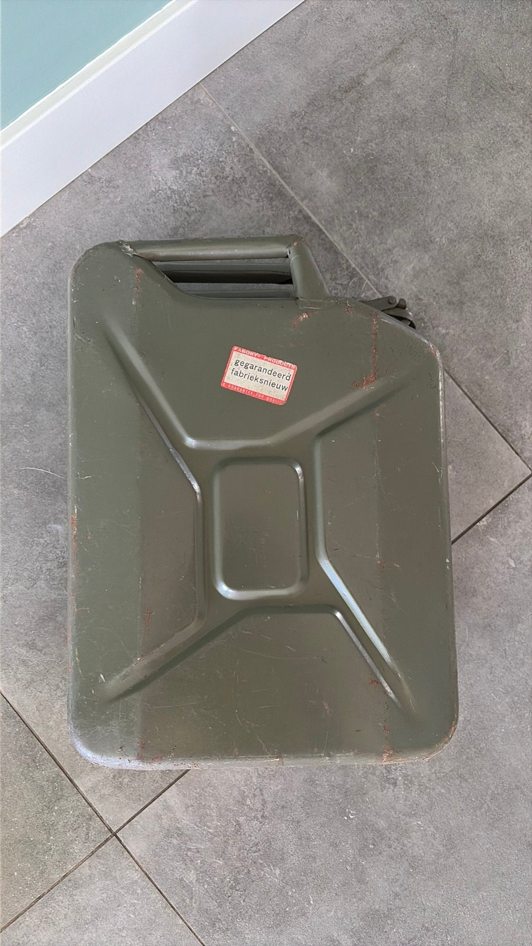 Fabory IJzeren Jerrykan - 20 Liter, Ophalen