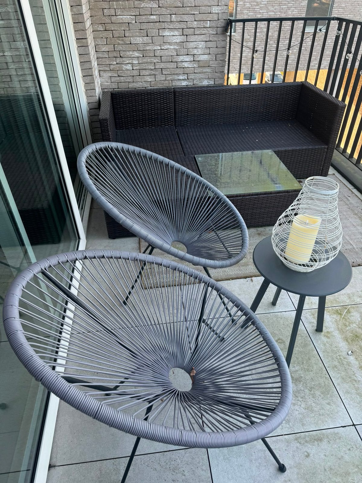Loungestoelen, Tuin en Terras, Tuinsets en Loungesets, Ophalen, Zo goed als nieuw, Wicker, 2 zitplaatsen