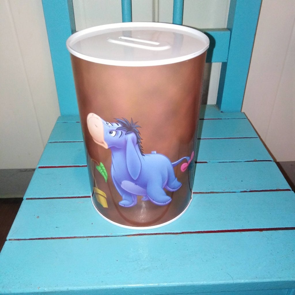 Winnie de Pooh spaarpotten, Ophalen, Zo goed als nieuw, Metaal of Blik, Overige thema's