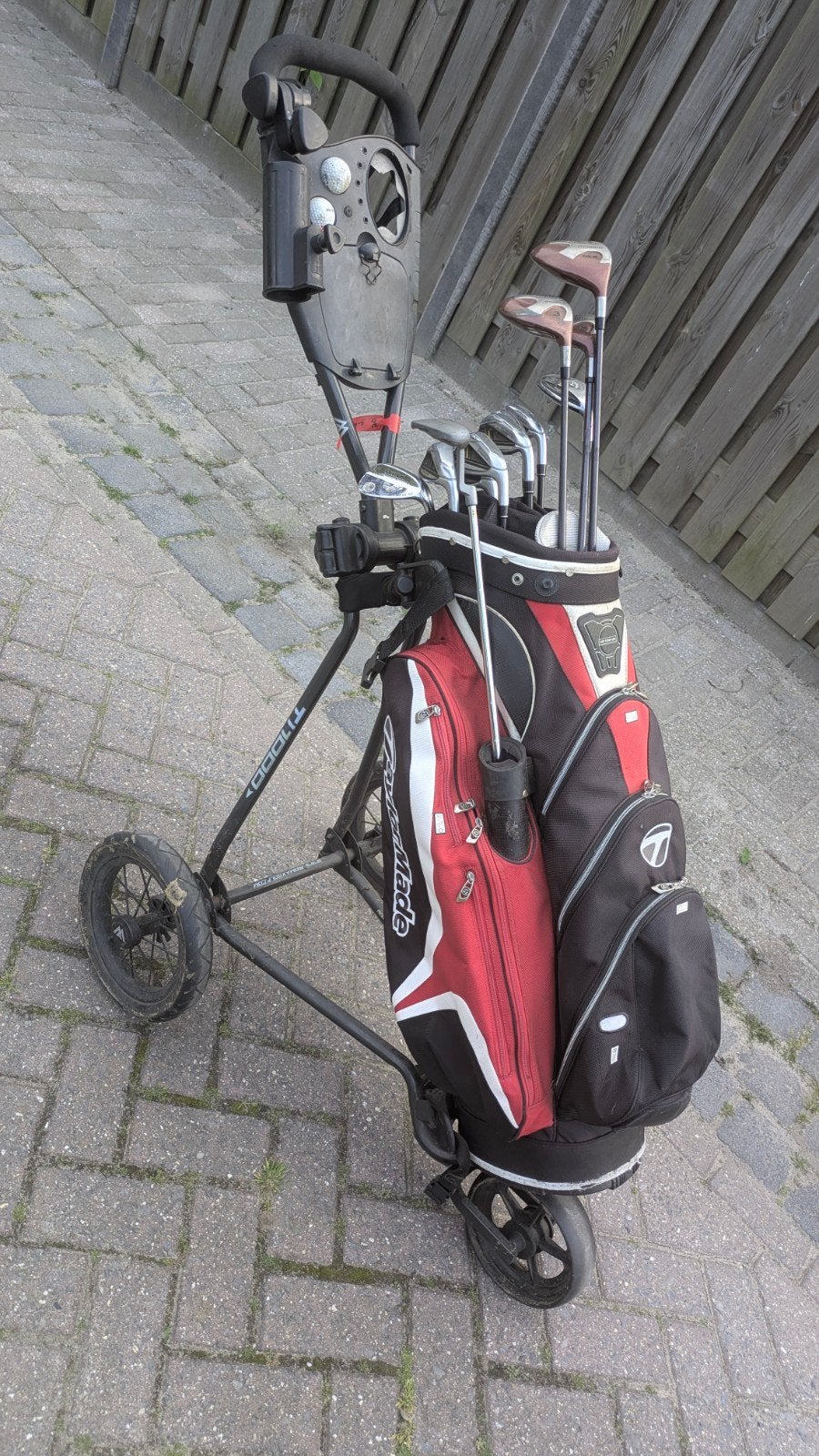 Complete TaylorMade golfset met tas en trolley, Sport en Fitness, Golf, Ophalen, Gebruikt, Set, Overige merken