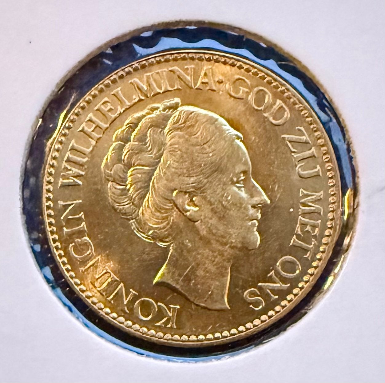Gouden Tientje Koningin Wilhelmina 1932, Postzegels en Munten, Ophalen, Goud, Koningin Wilhelmina, Losse munt