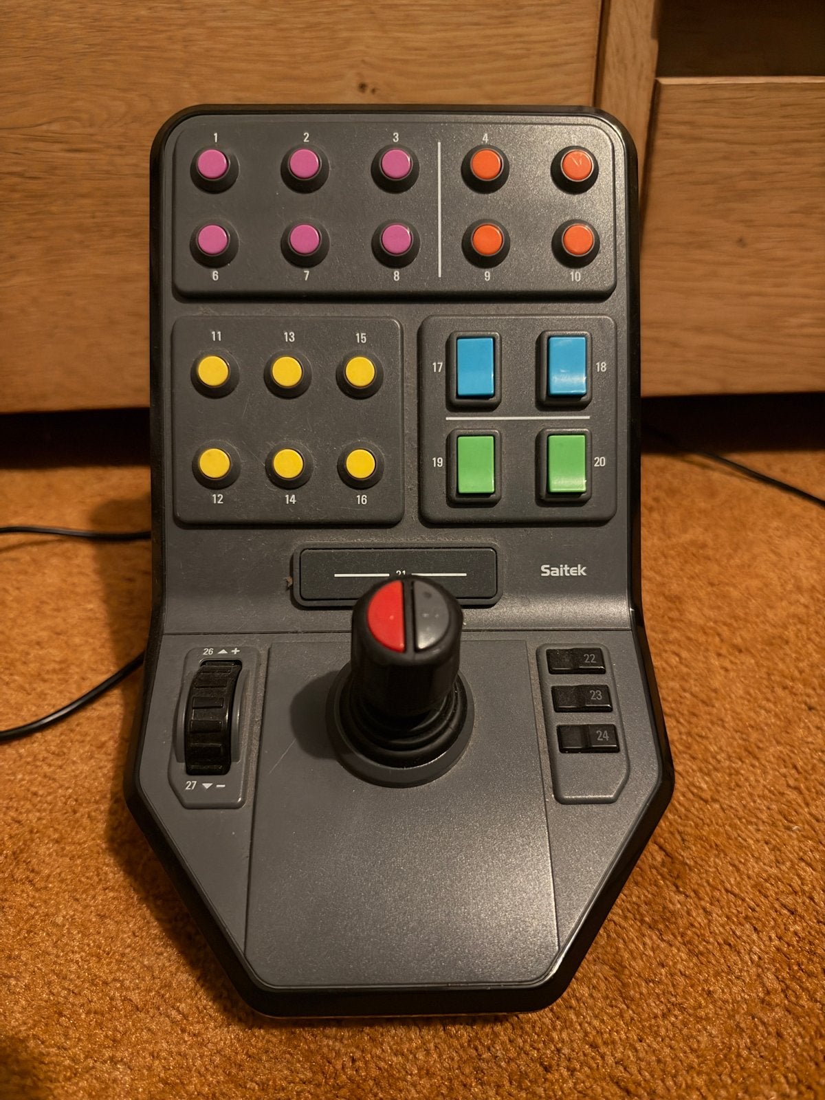 Saitek Side Panel Control Deck voor Farming Simulator, Ophalen of Verzenden, Gebruikt, Simulatie