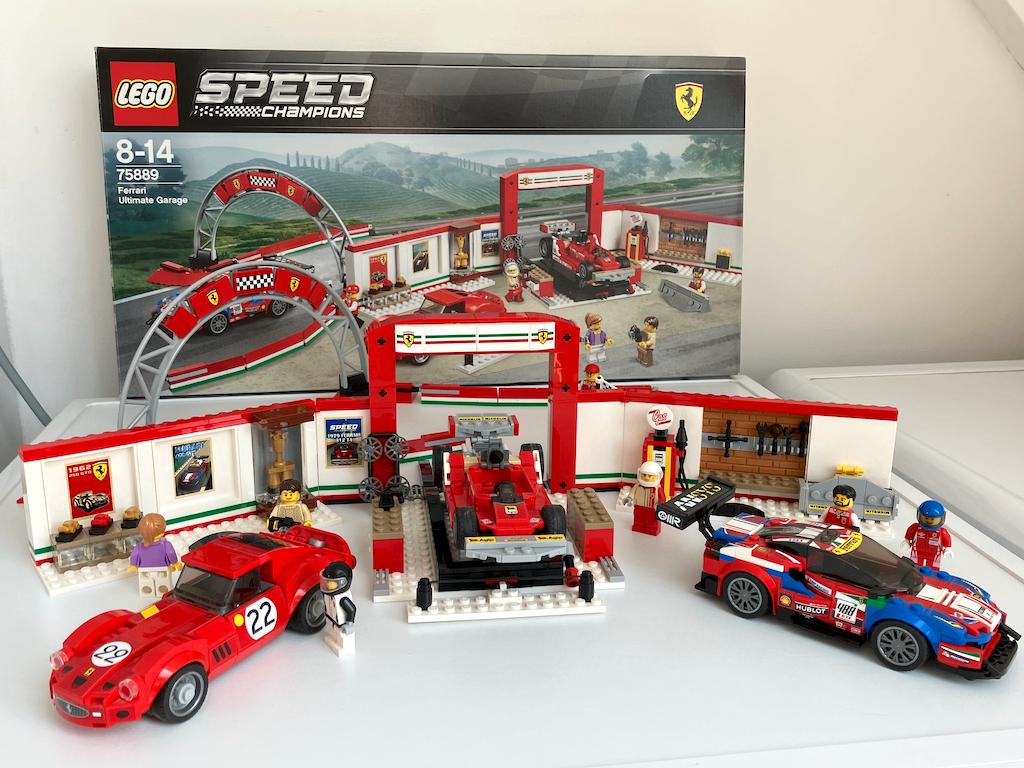 Lego 75889 - Ferrari Ultimate Garage - Speed Champions 2018, Lego, Zo goed als nieuw, Compleet, Complete set
