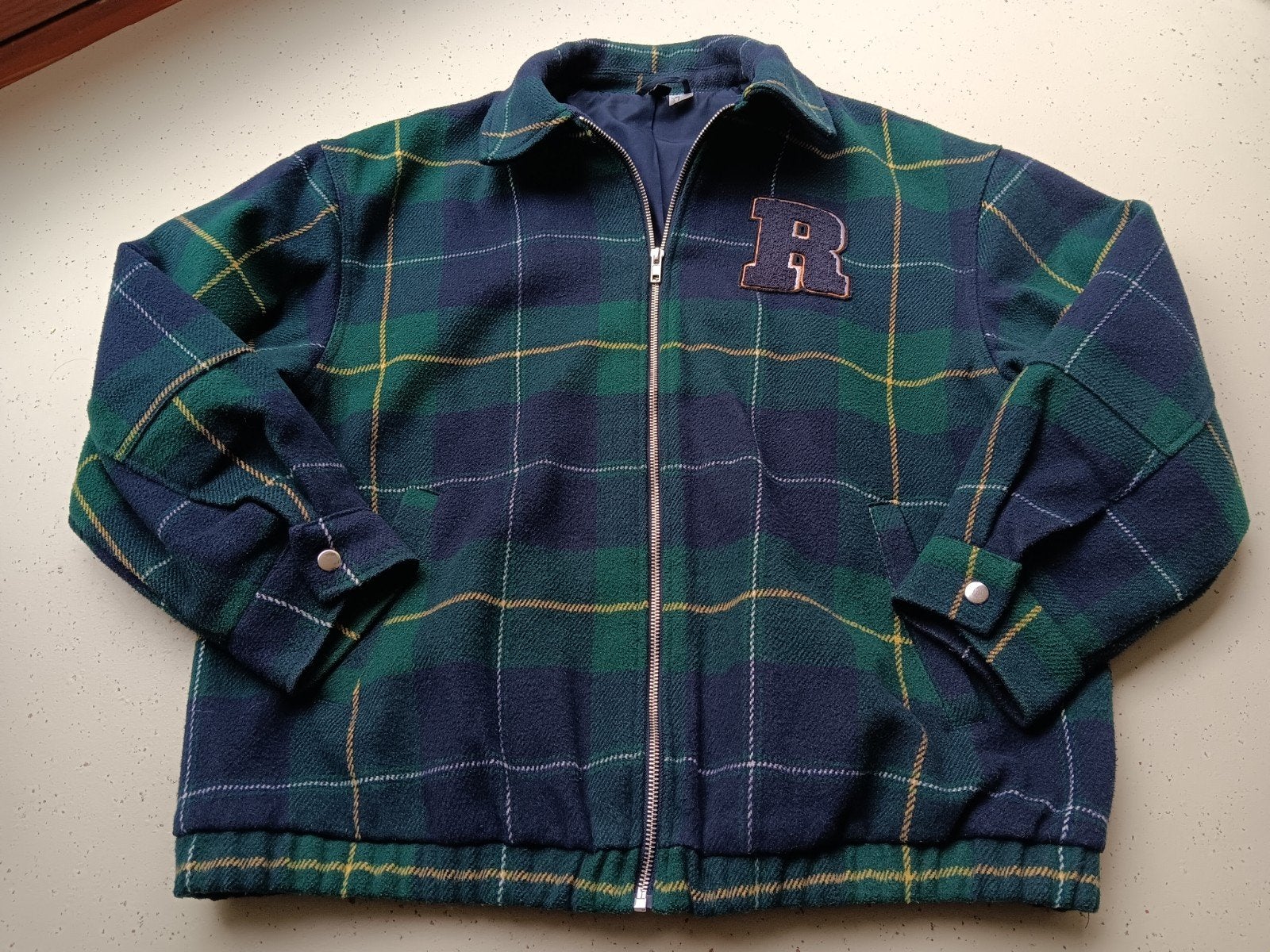 H&M Divided M tussenjas, Maat 38/40 (M), Blauw, H&M Divided, Ophalen of Verzenden