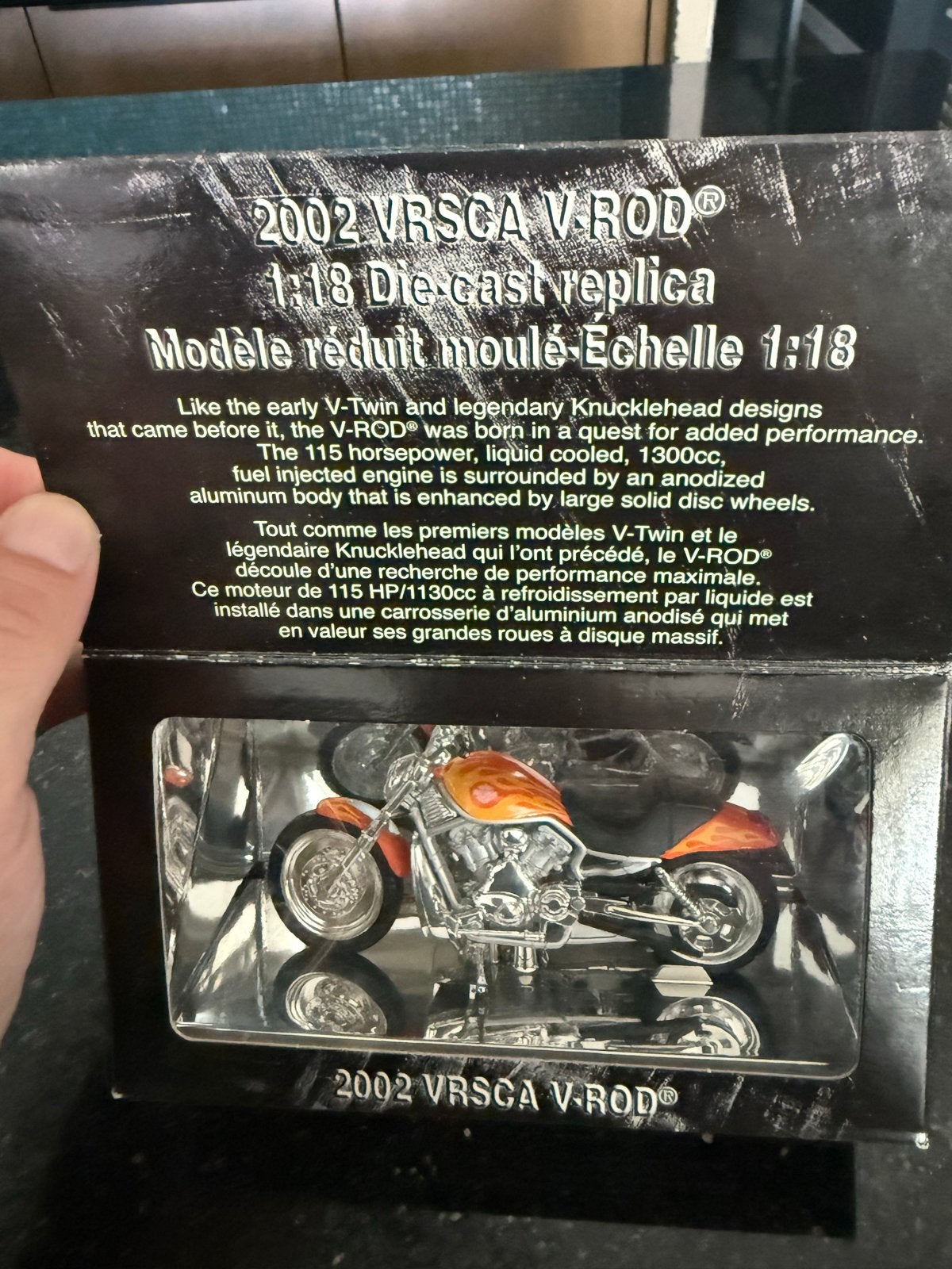 Harley Davidson VRSCA V-ROD 2002 - Die-cast replica, Ophalen of Verzenden, Nieuw
