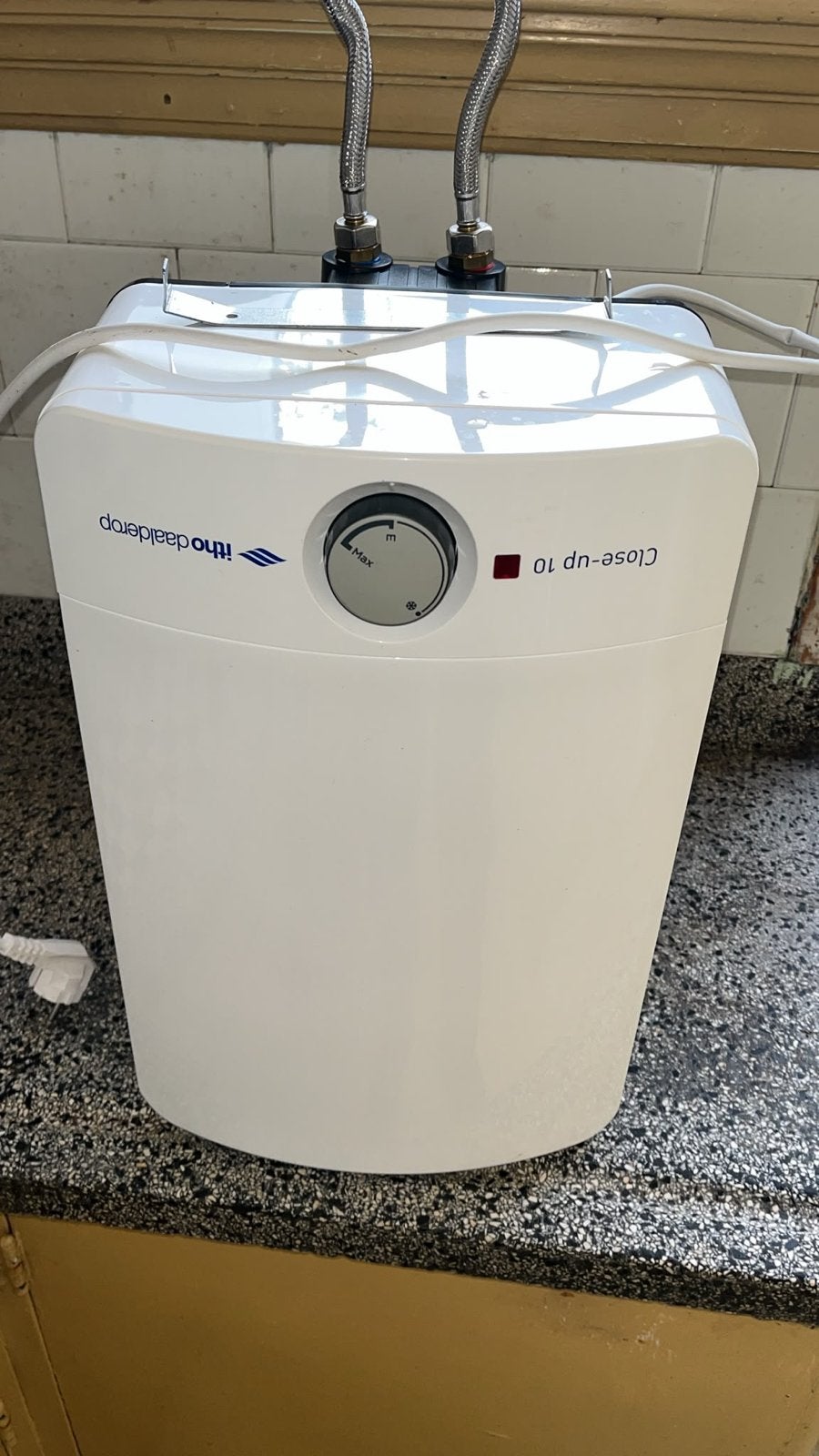 Daalderop Close-up 10 liter boiler - weinig gebruikt, Doe-het-zelf en Verbouw, Minder dan 20 liter, Ophalen, Zo goed als nieuw