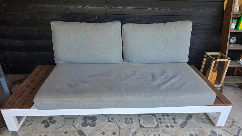 Moderne loungeset met comfortabele kussens, Ophalen, 4 zitplaatsen, Gebruikt, Loungeset