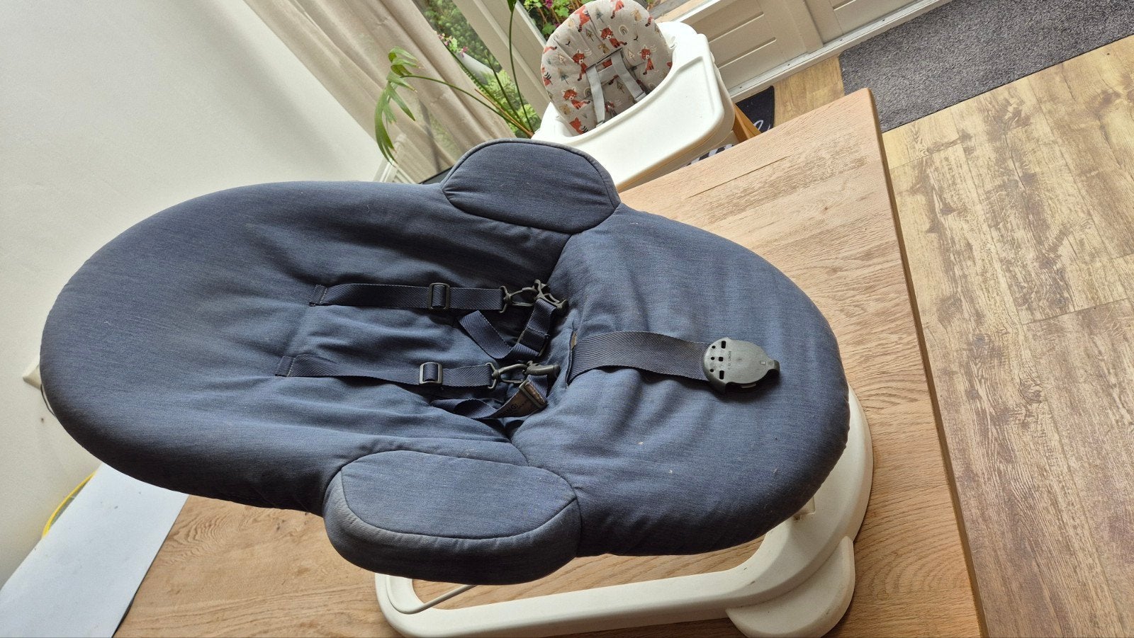 Stokke Steps Wipstoel - Blauw, Ophalen, Gebruikt, Overige typen, Gordel(s)