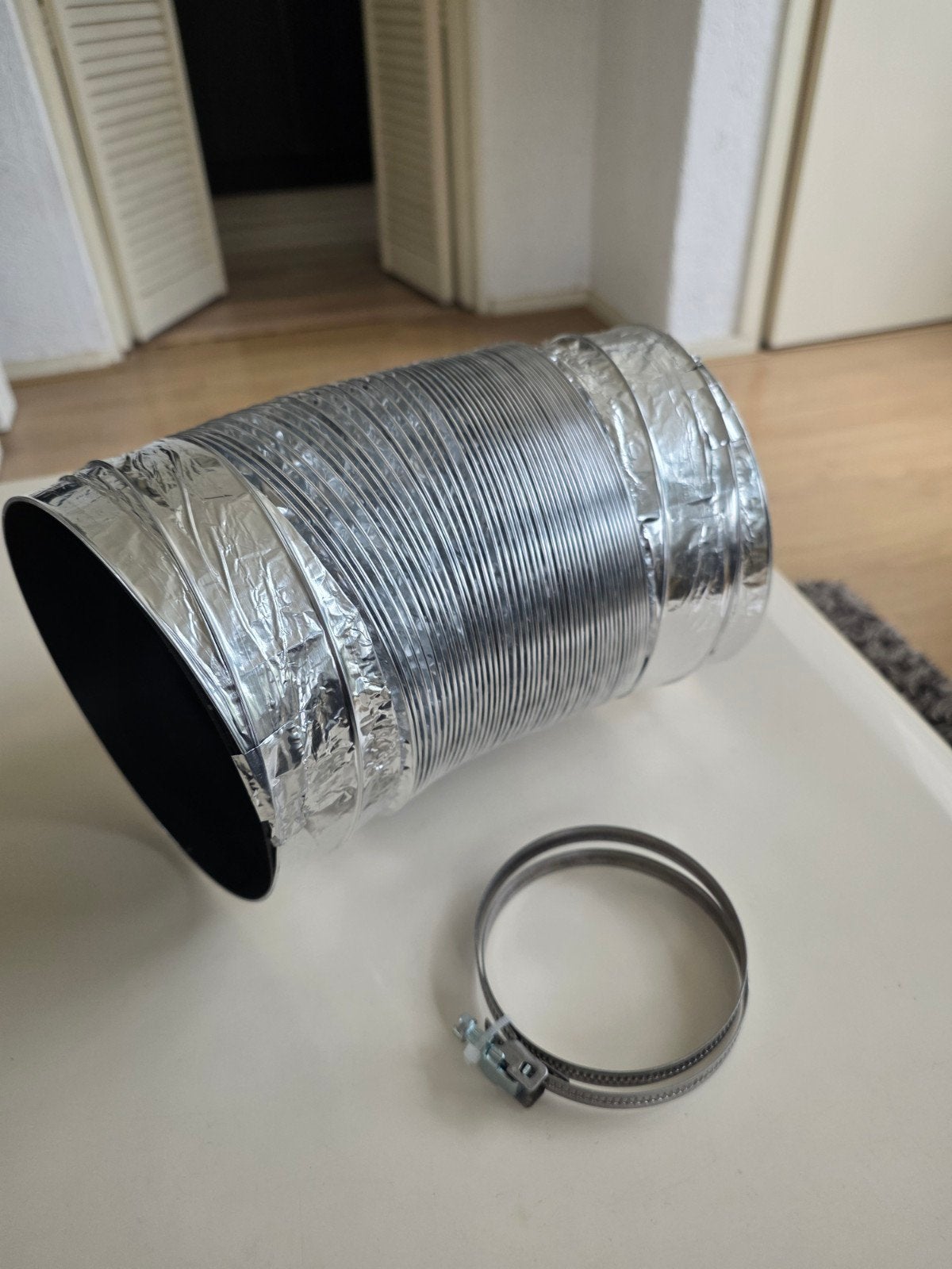 flexcibele afvoerpijp.flexc, Ophalen, Afzuiger