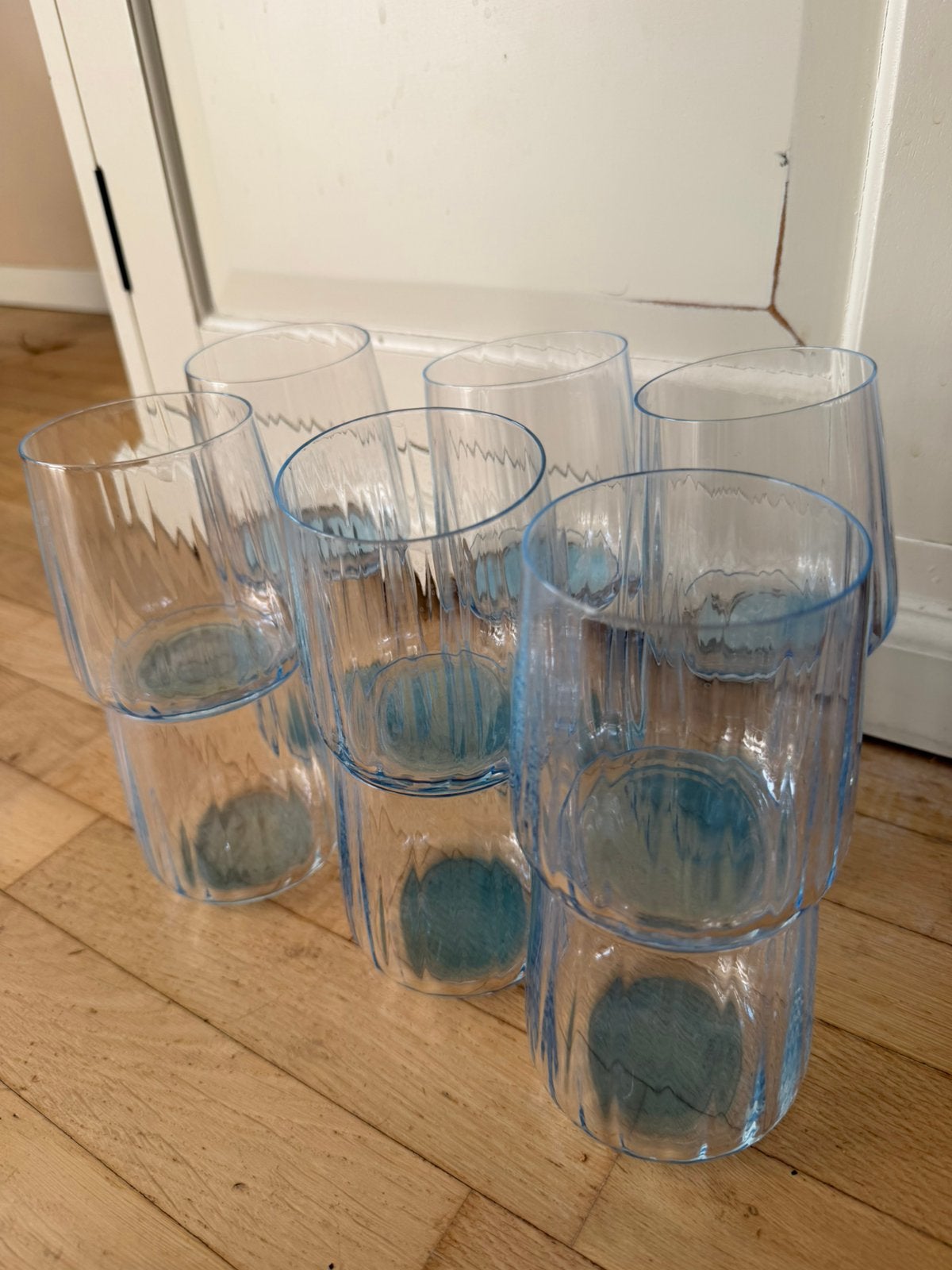 New Spiegelau Crystal Tumbers (Blue), Antiek en Kunst, Ophalen of Verzenden