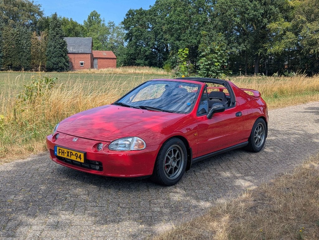 Honda CRX Del Sol ESi Turbo 1992, Auto's, Voorwielaandrijving, 4 cilinders, Cabriolet, 1590 cc