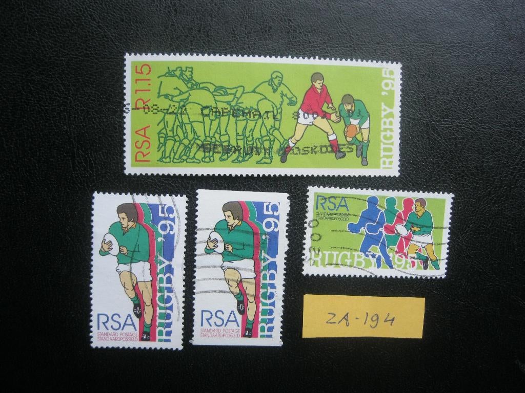 zuid afrika - rugby kampioenschappen 1995 (194), Ophalen of Verzenden, Zuid-Afrika, Gestempeld
