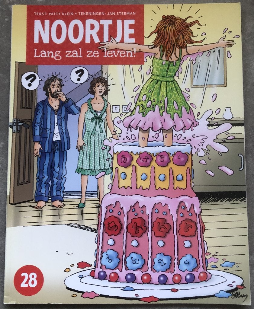 PATTY KLEIN/JAN STEEMAN - NOORTJE - LANG ZAL ZE LEVEN! - 28, Eén stripboek, Ophalen of Verzenden, Zo goed als nieuw