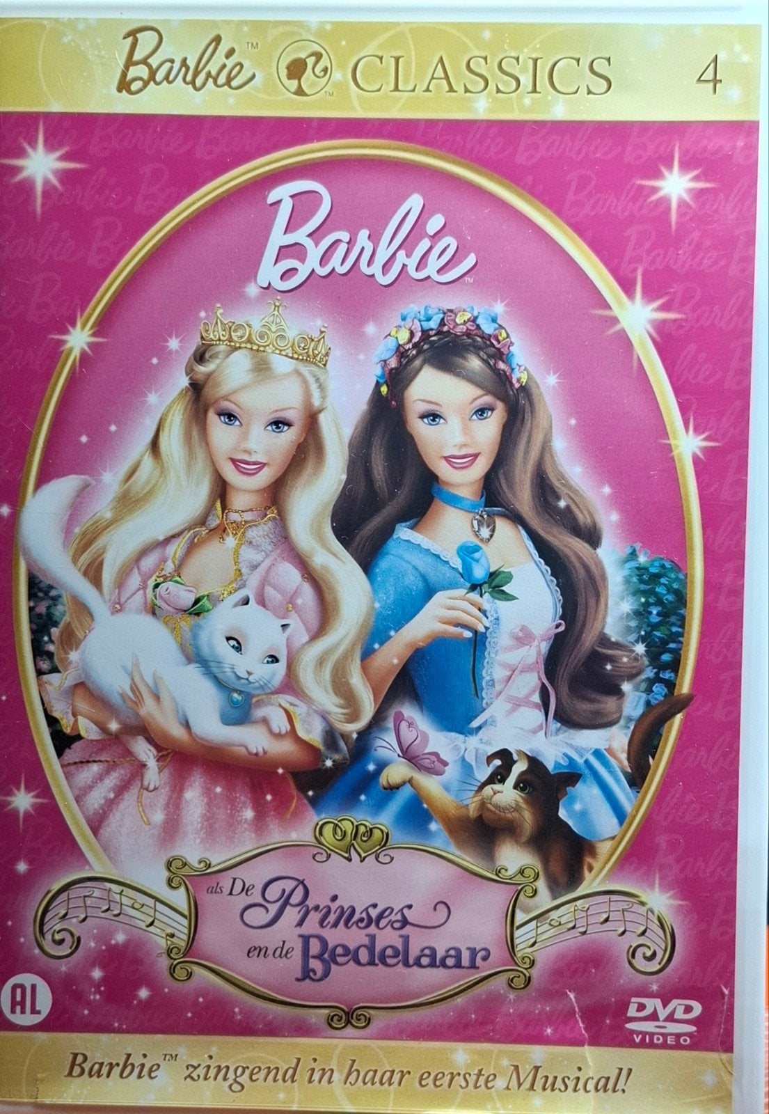 Barbie als De Prinses en de Bedelaar - Krasvrije DVD, Animatie, Alle leeftijden, Inclusief doosje, Ophalen of Verzenden