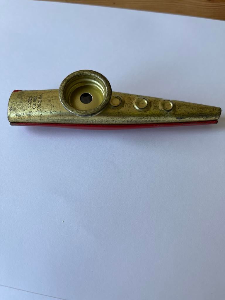 Originele werkende Kazoo uit New York. Vintage., Ophalen of Verzenden, Gebruikt, Overige soorten